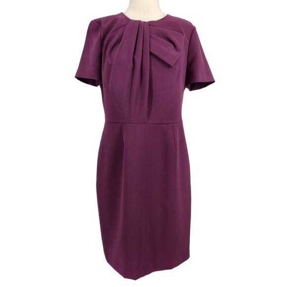 IMNYC Isaac Mizrahi Maroon Dress Size 8 - Picture 1 of 6